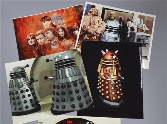 Doctor Who - Classic TV series up to 11th Doctor - four albums of signed photographs of members of the cast and crew, obtained 2000s on